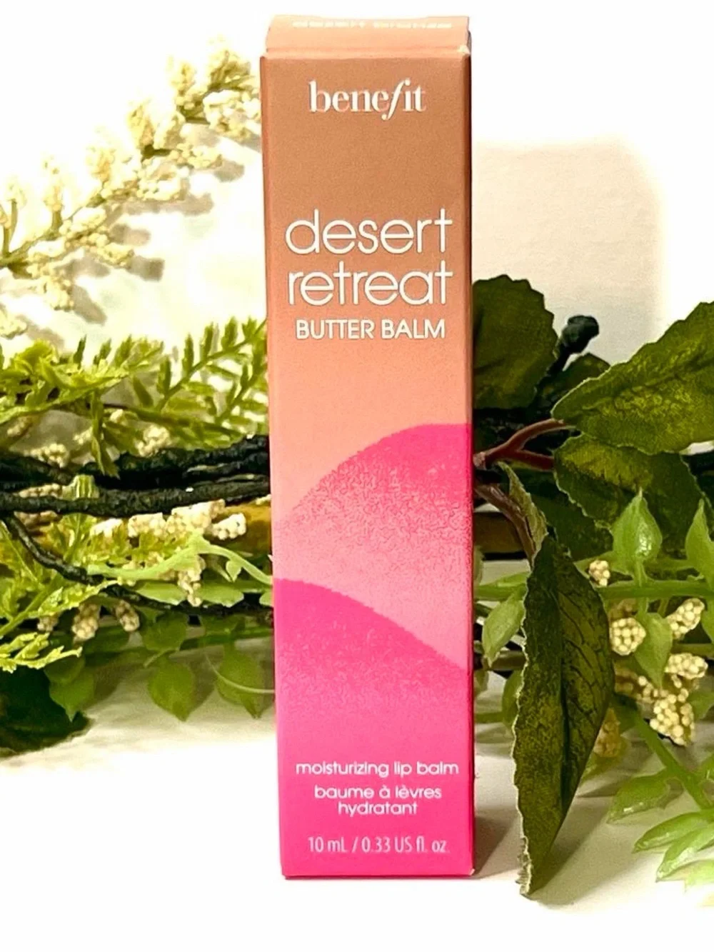 🍒3/$30 NIB Benefit Cosmetics Butter Balm Moisturizing Lip Balm in Desert Bronze